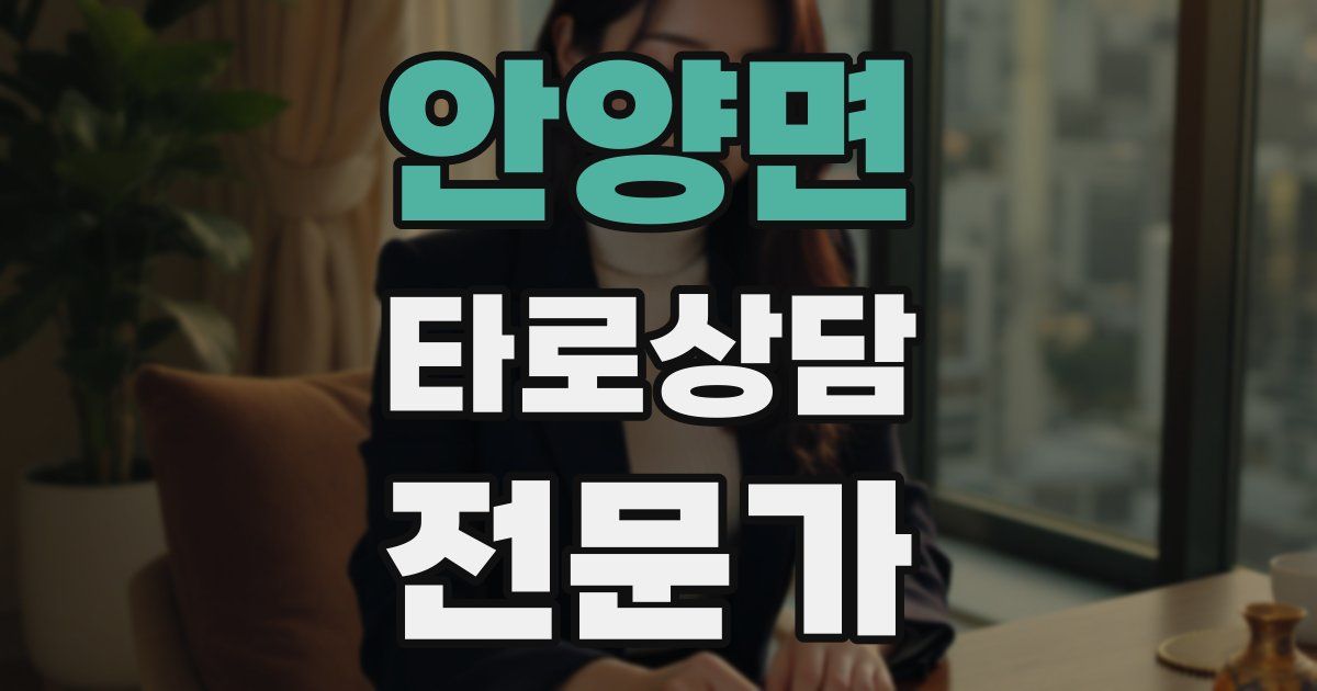 안양면 타로상담전문가 자격증