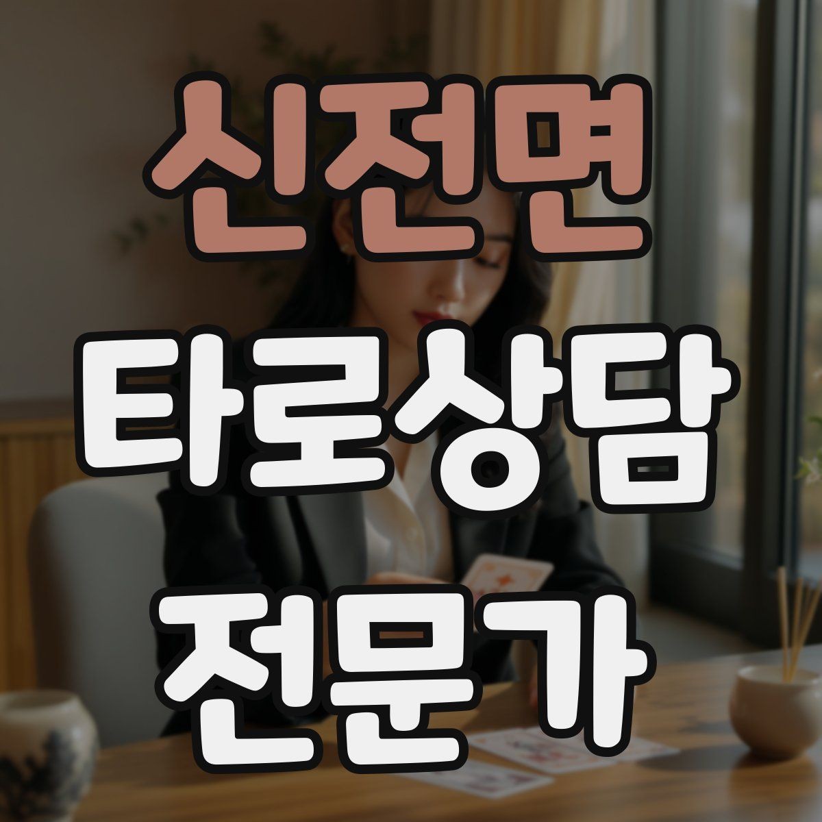 신전면 타로상담전문가 자격증 심리상담과 타로상담을 구분해 설명하기