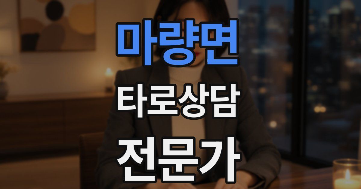 마량면 타로상담전문가 자격증