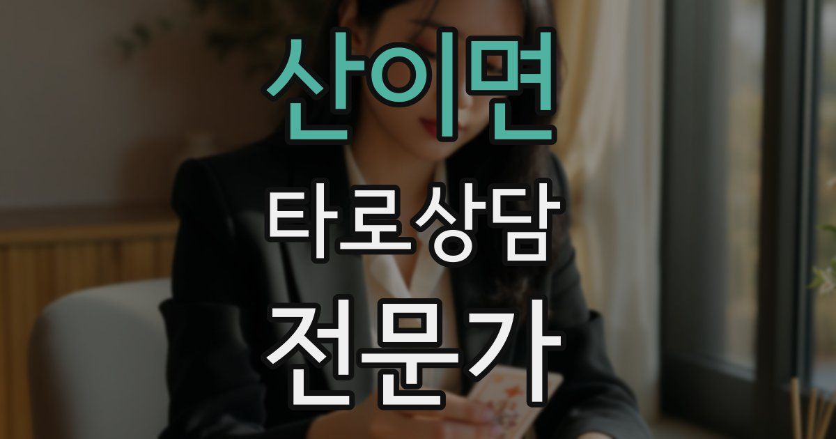 산이면 타로상담전문가 자격증