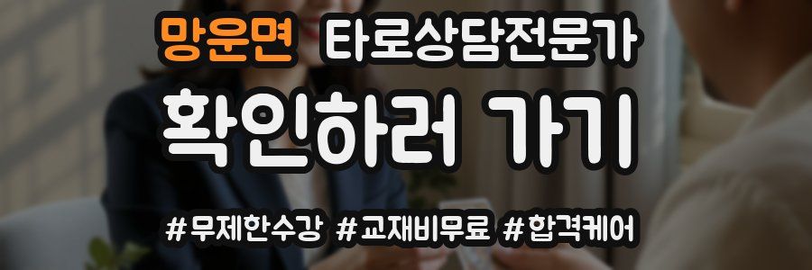 망운면 타로상담전문가 자격증