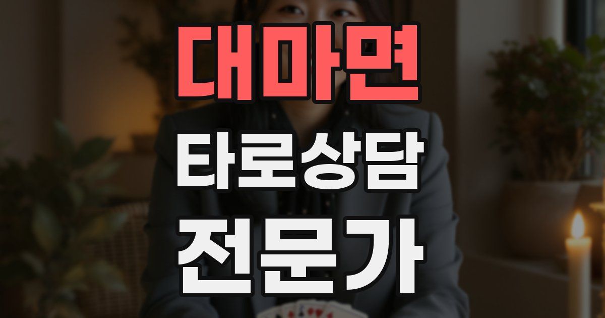 대마면 타로상담전문가 자격증