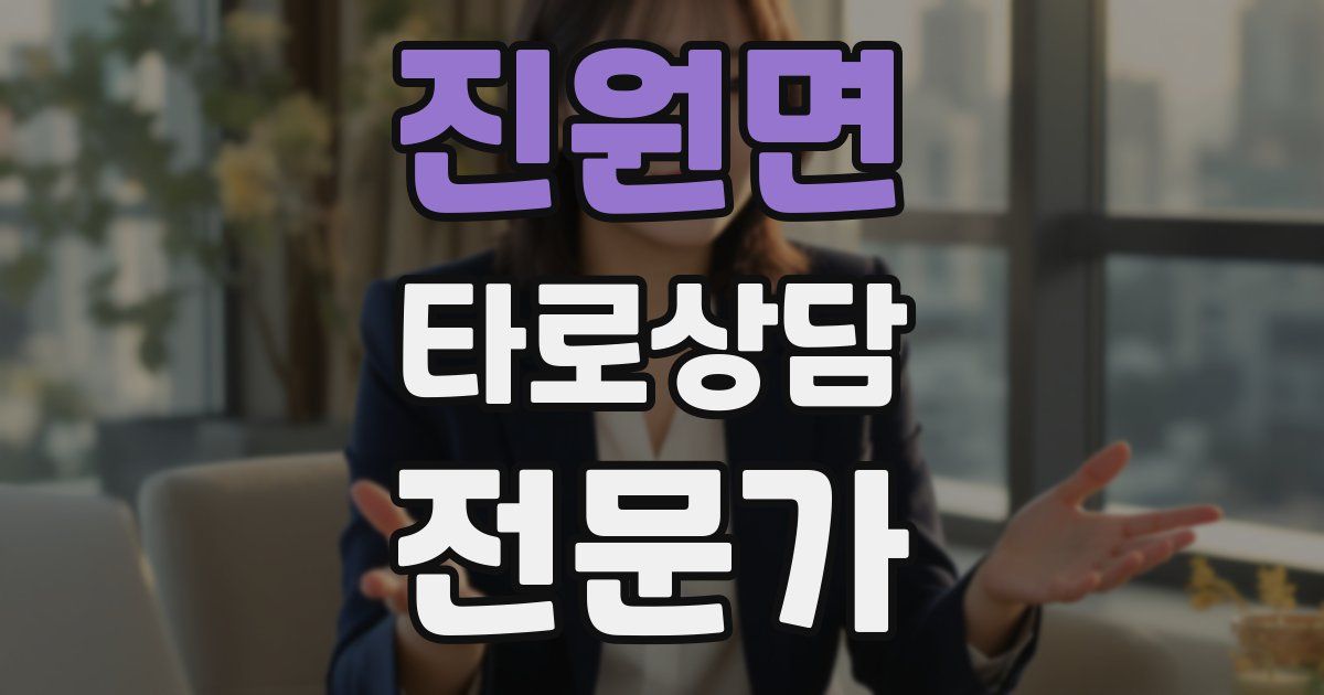 진원면 타로상담전문가 자격증