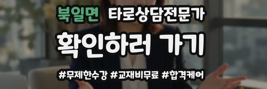 북일면 타로상담전문가 자격증