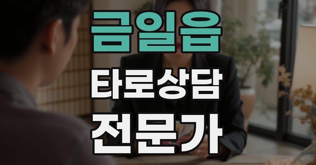 금일읍 타로상담전문가 자격증