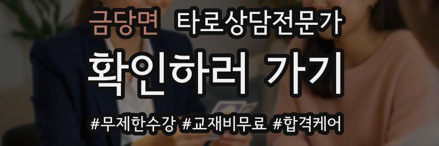 금당면 타로상담전문가 자격증