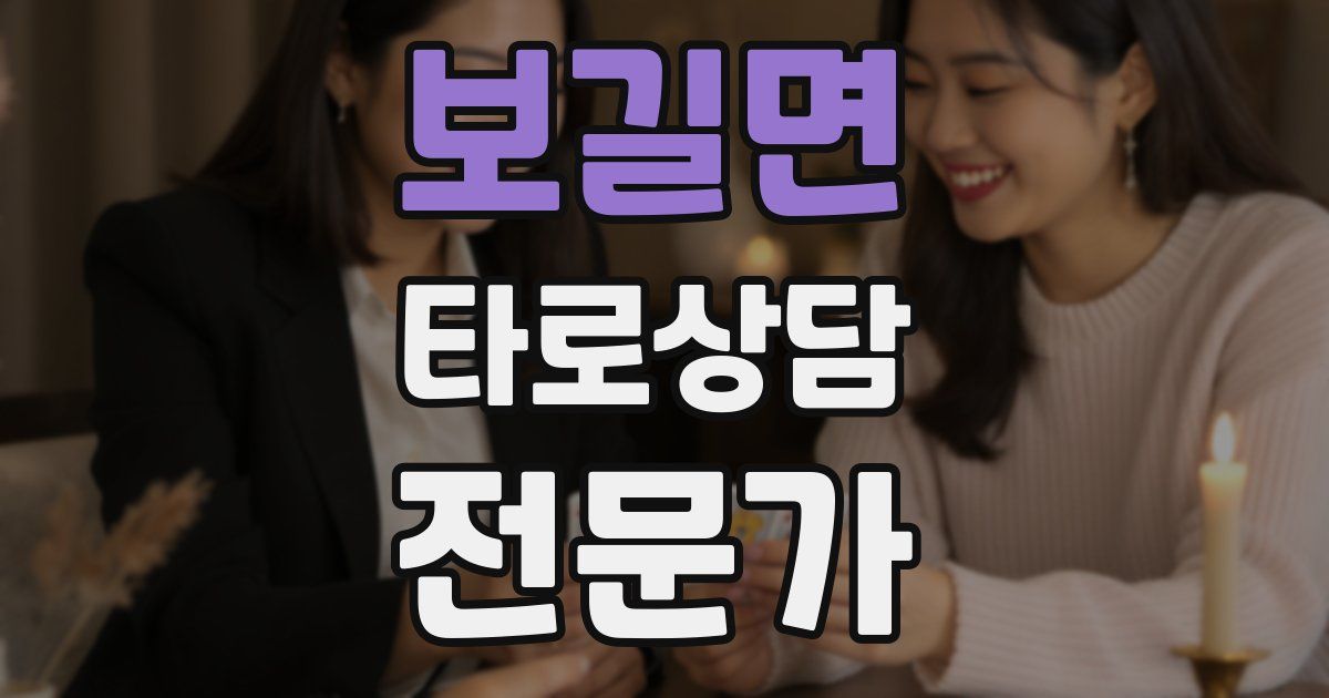 보길면 타로상담전문가 자격증