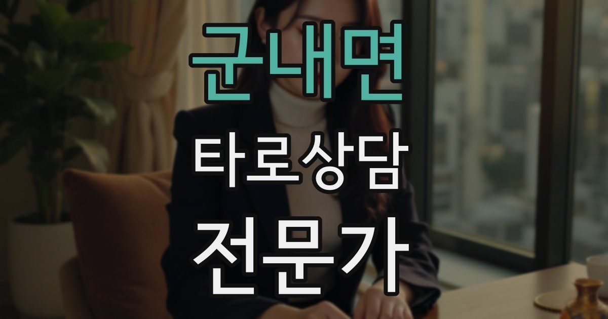 군내면 타로상담전문가 자격증