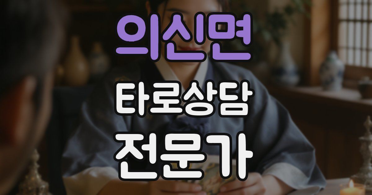 의신면 타로상담전문가 자격증