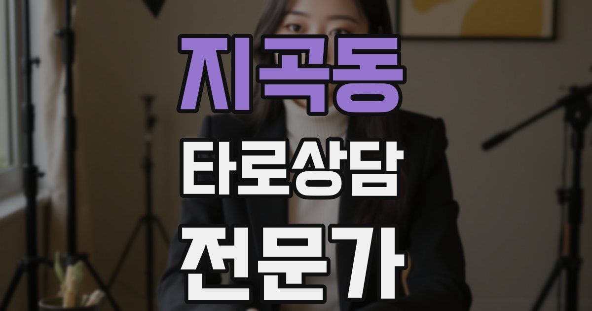 지곡동 타로상담전문가 자격증