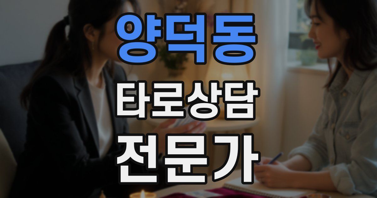 양덕동 타로상담전문가 자격증