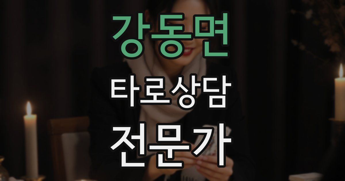 강동면 타로상담전문가 자격증