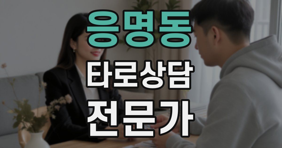 응명동 타로상담전문가 자격증