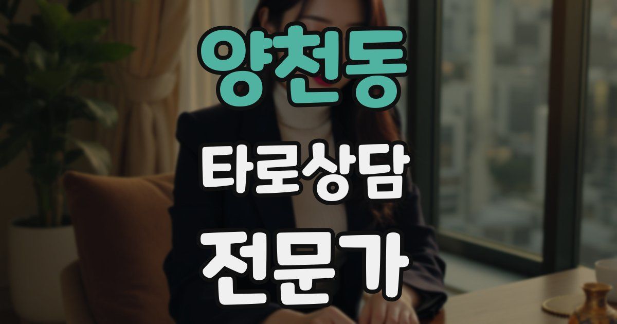 양천동 타로상담전문가 자격증