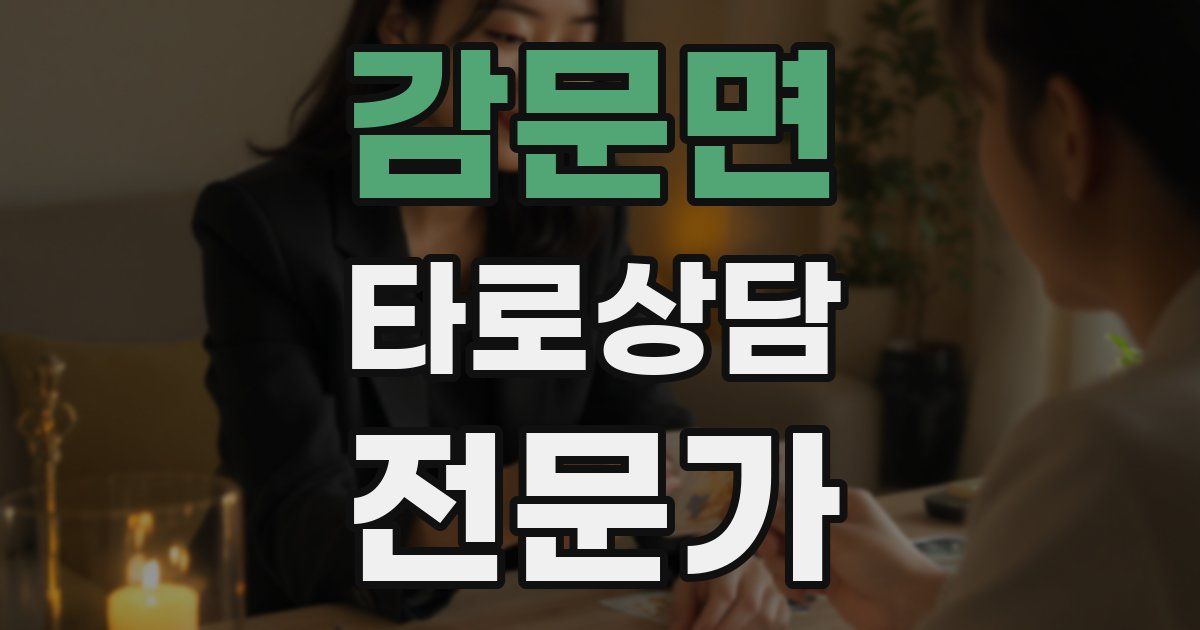 감문면 타로상담전문가 자격증