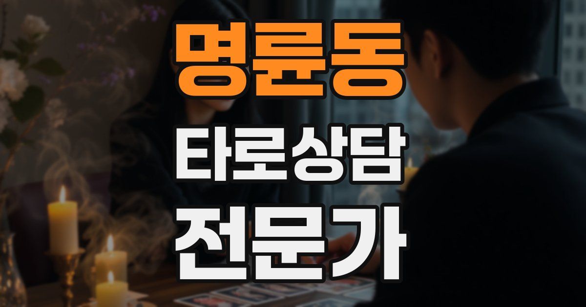 명륜동 타로상담전문가 자격증
