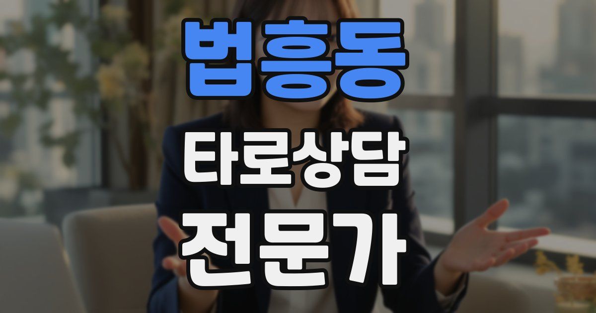 법흥동 타로상담전문가 자격증