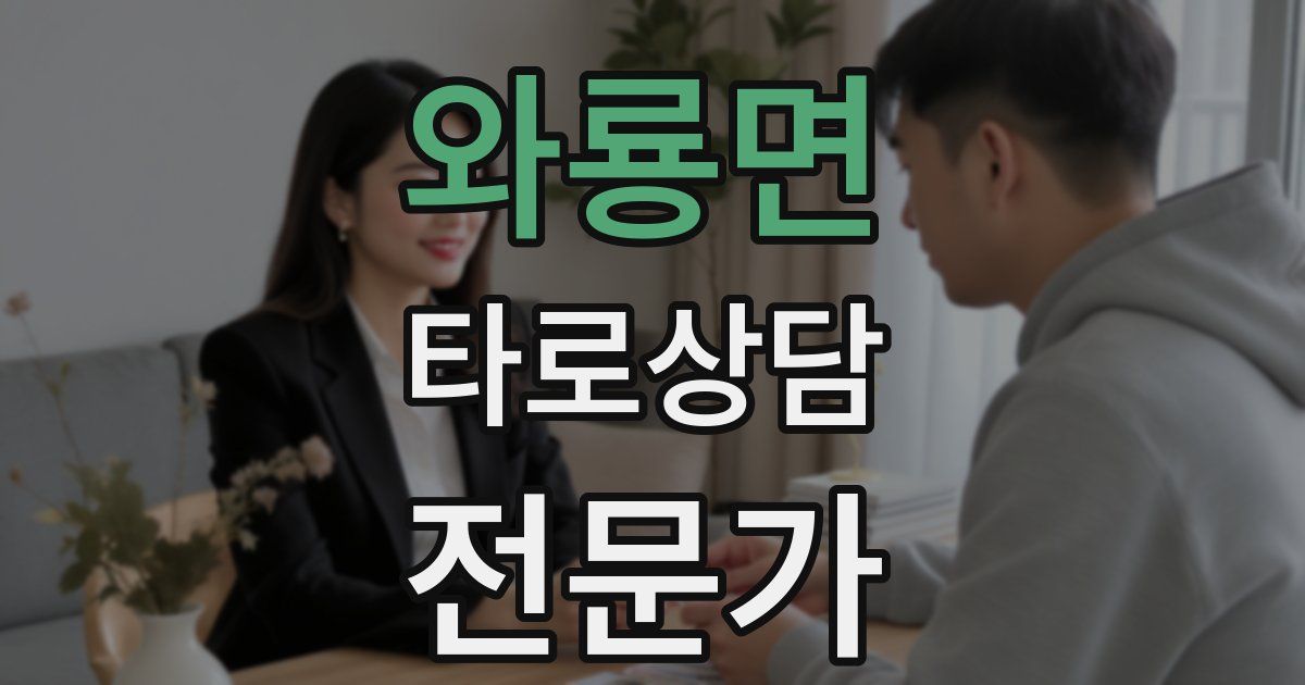와룡면 타로상담전문가 자격증