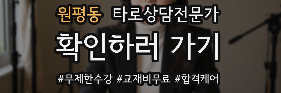 원평동 타로상담전문가 자격증