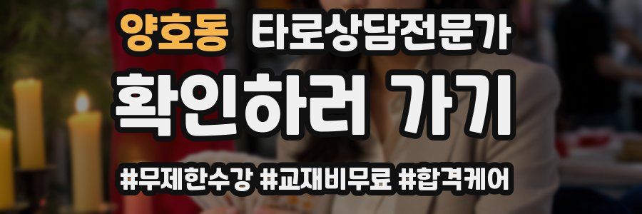 양호동 타로상담전문가 자격증
