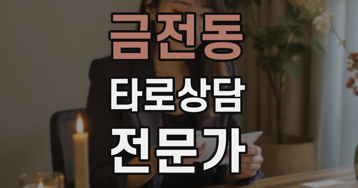 금전동 타로상담전문가 자격증