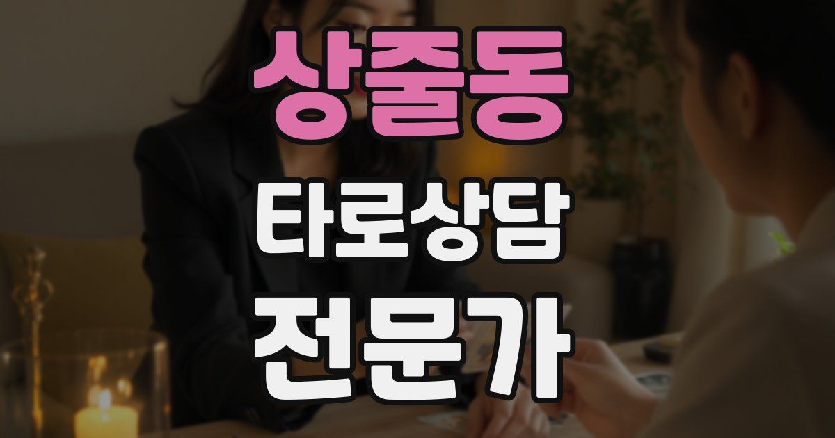 상줄동 타로상담전문가 자격증