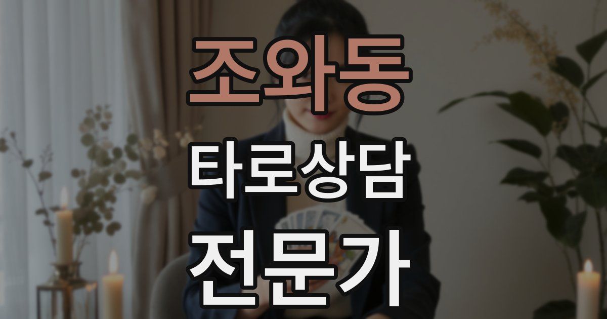 조와동 타로상담전문가 자격증