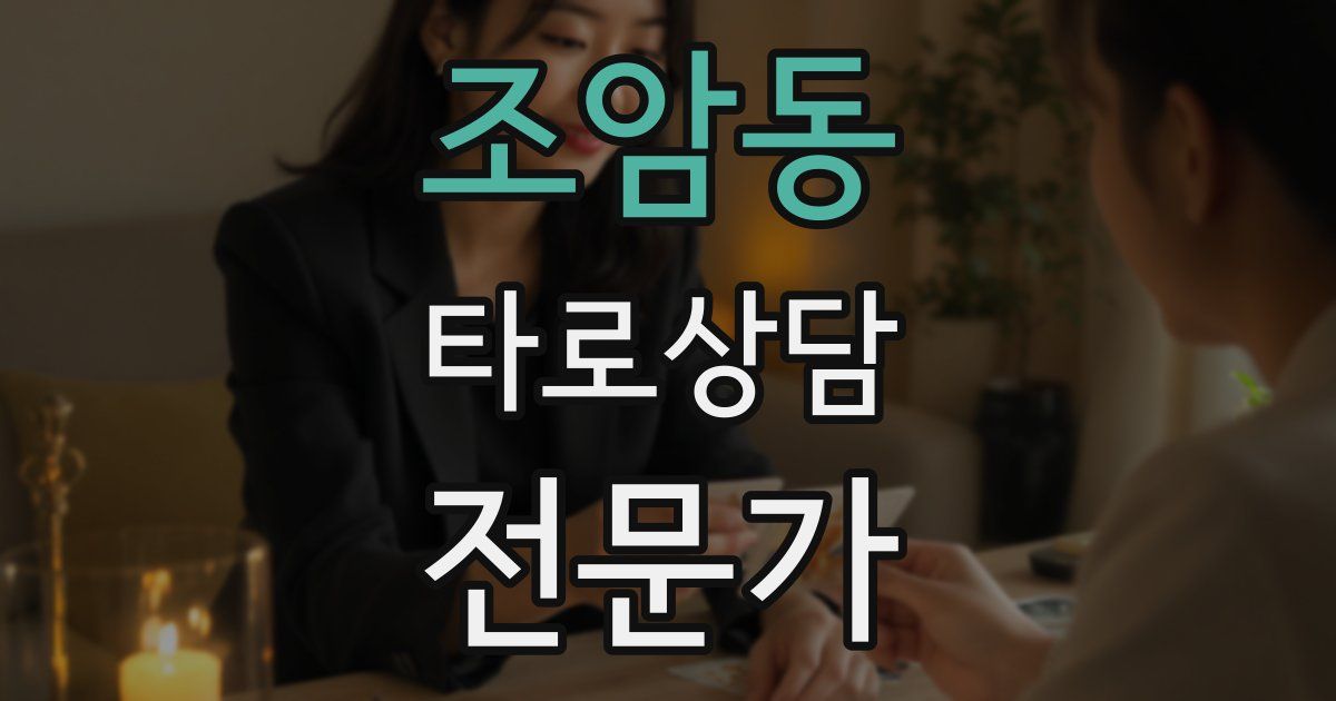 조암동 타로상담전문가 자격증