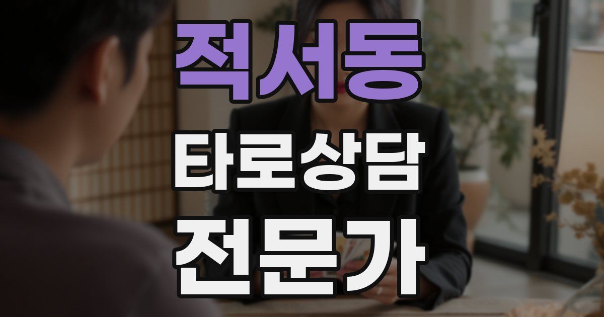 적서동 타로상담전문가 자격증