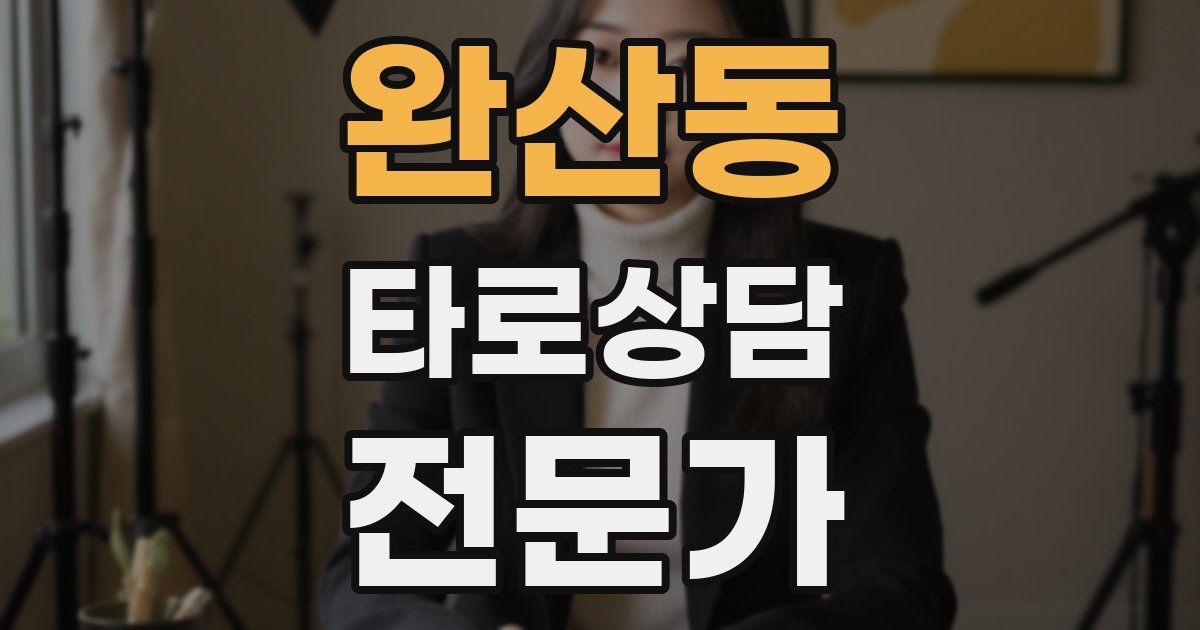 완산동 타로상담전문가 자격증