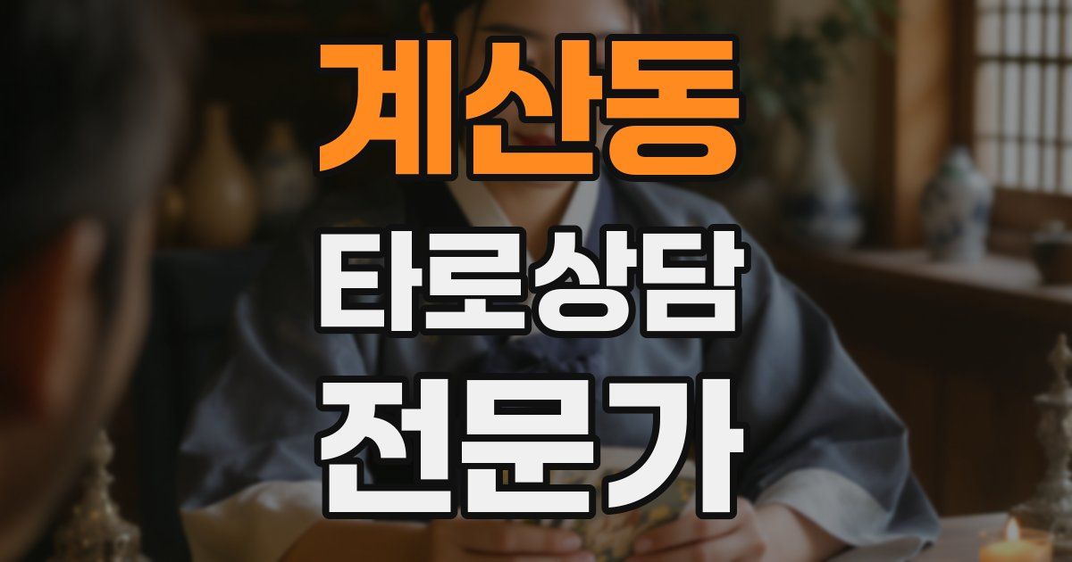 계산동 타로상담전문가 자격증