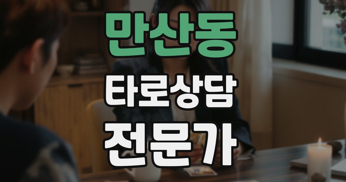 만산동 타로상담전문가 자격증