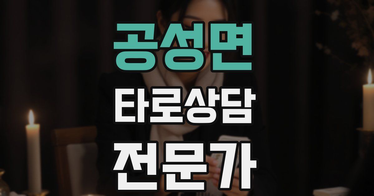공성면 타로상담전문가 자격증