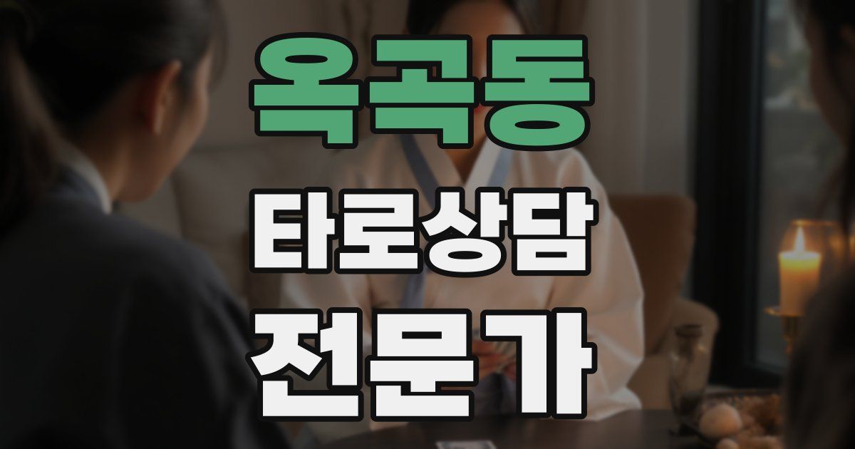 옥곡동 타로상담전문가 자격증