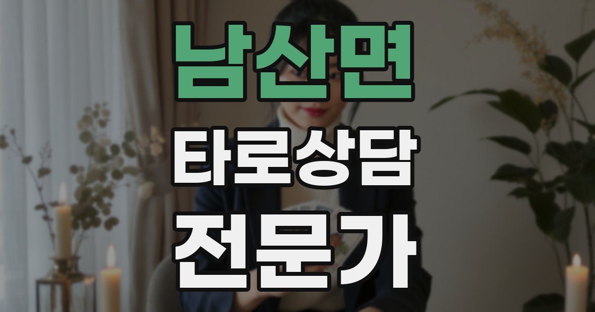 남산면 타로상담전문가 자격증