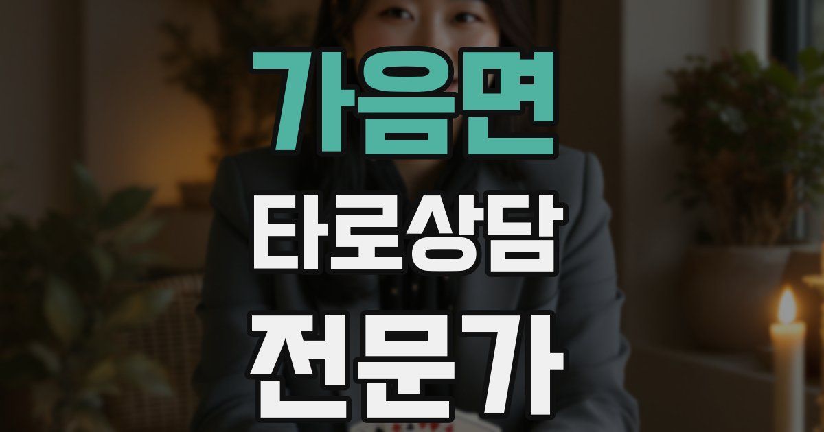 가음면 타로상담전문가 자격증