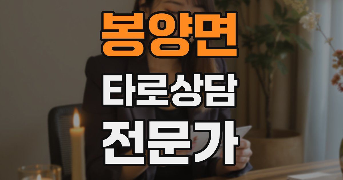 봉양면 타로상담전문가 자격증