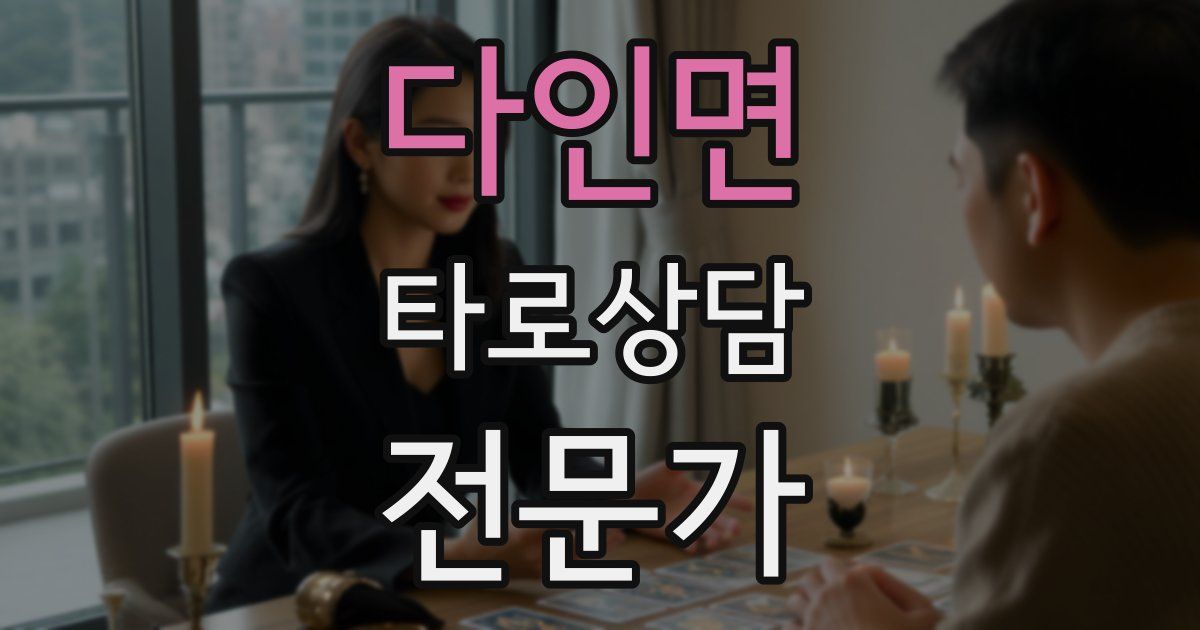 다인면 타로상담전문가 자격증