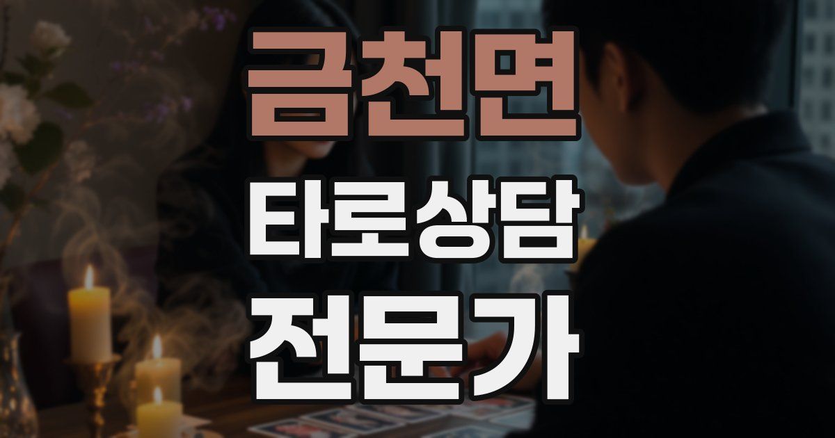 금천면 타로상담전문가 자격증