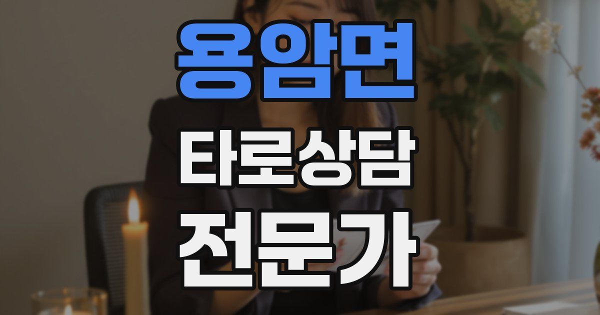 용암면 타로상담전문가 자격증