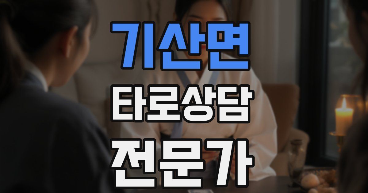 기산면 타로상담전문가 자격증