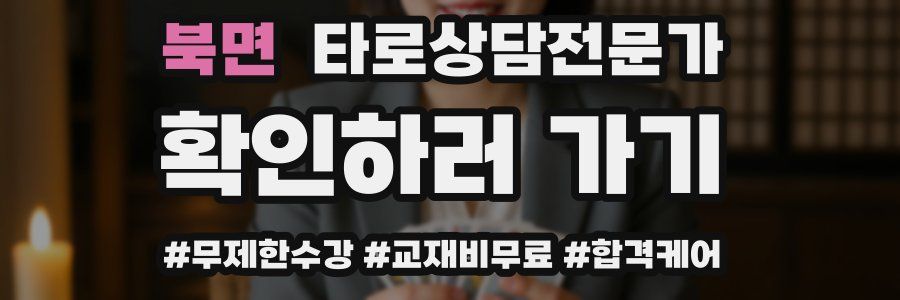 북면 타로상담전문가 자격증