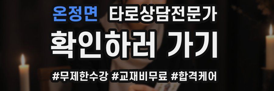 온정면 타로상담전문가 자격증