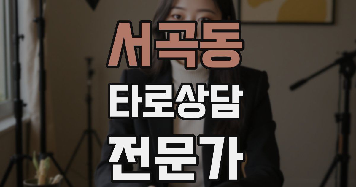 서곡동 타로상담전문가 자격증