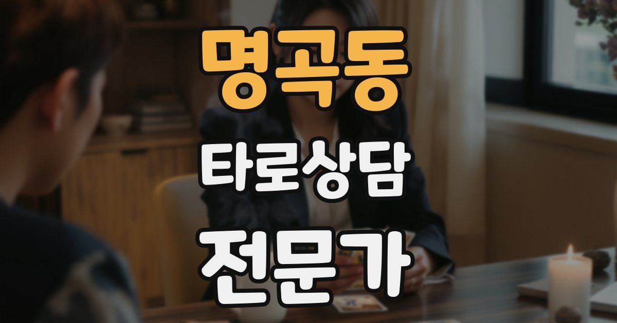 명곡동 타로상담전문가 자격증