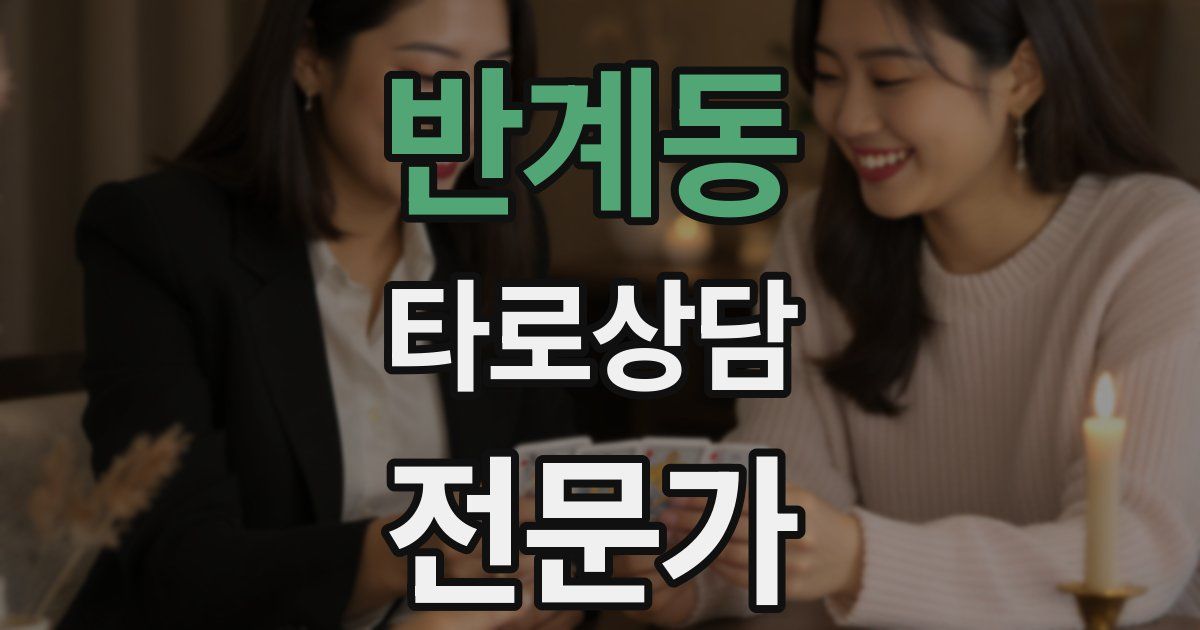 반계동 타로상담전문가 자격증