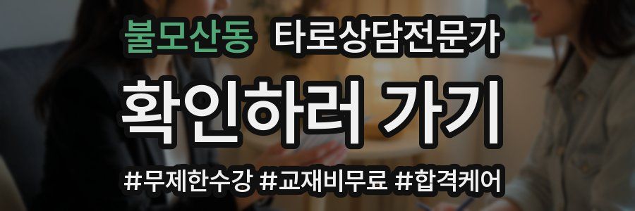 불모산동 타로상담전문가 자격증