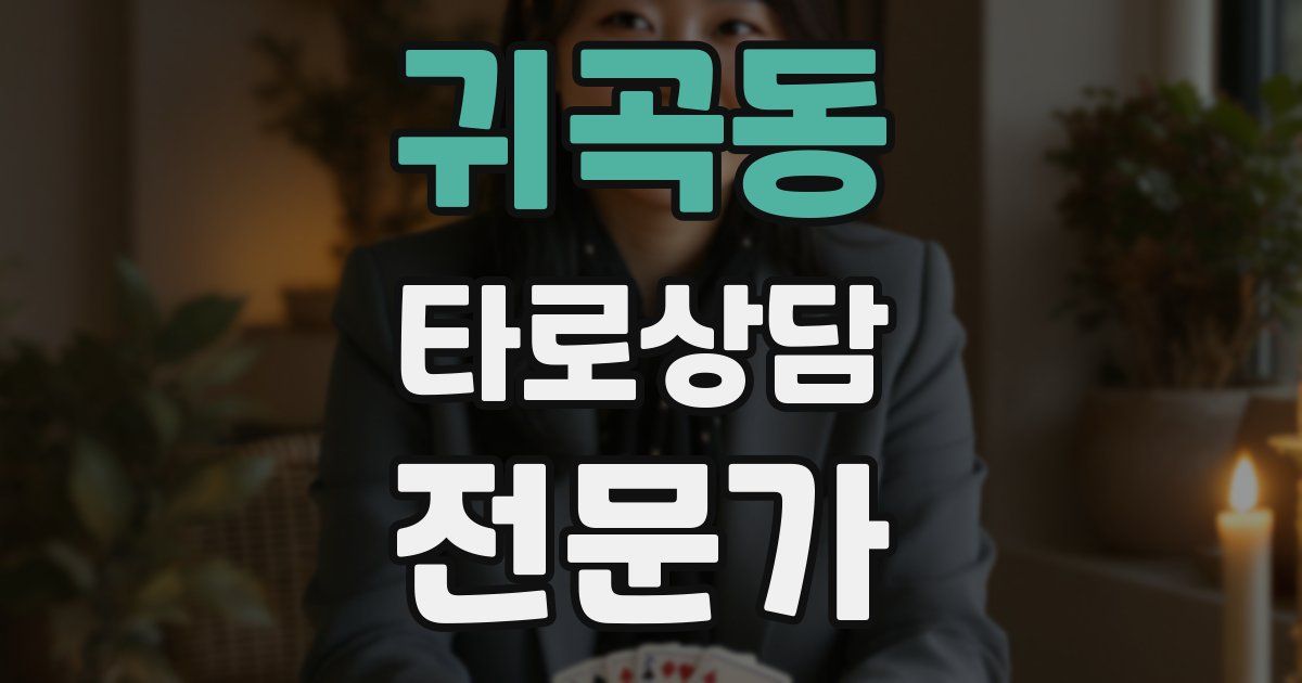 귀곡동 타로상담전문가 자격증