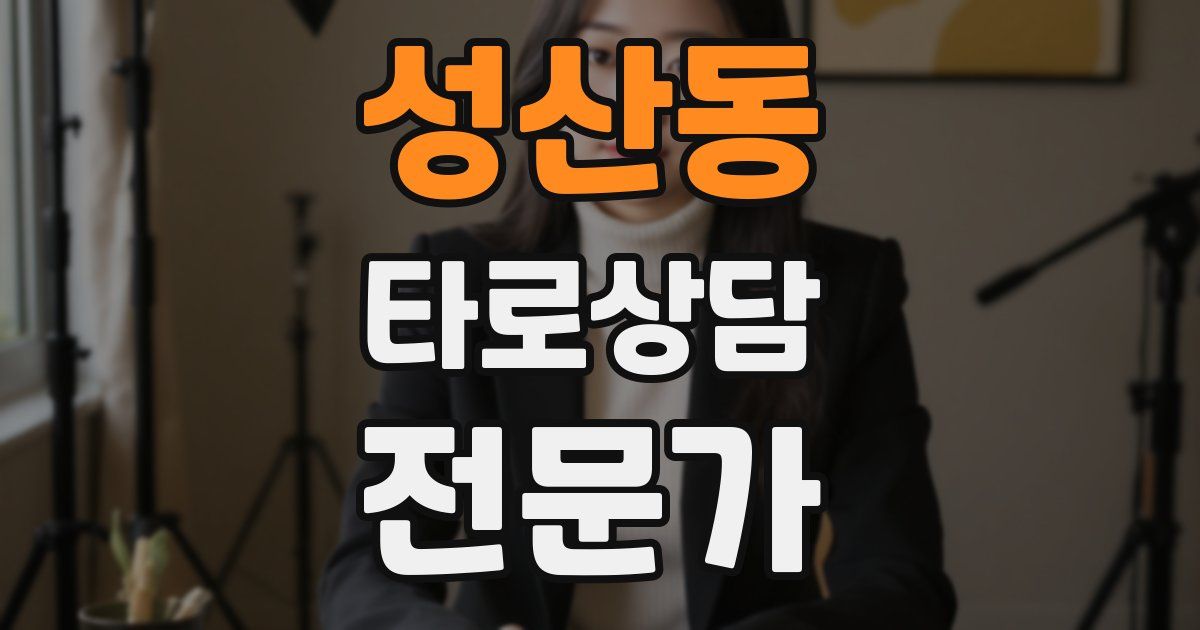 성산동 타로상담전문가 자격증