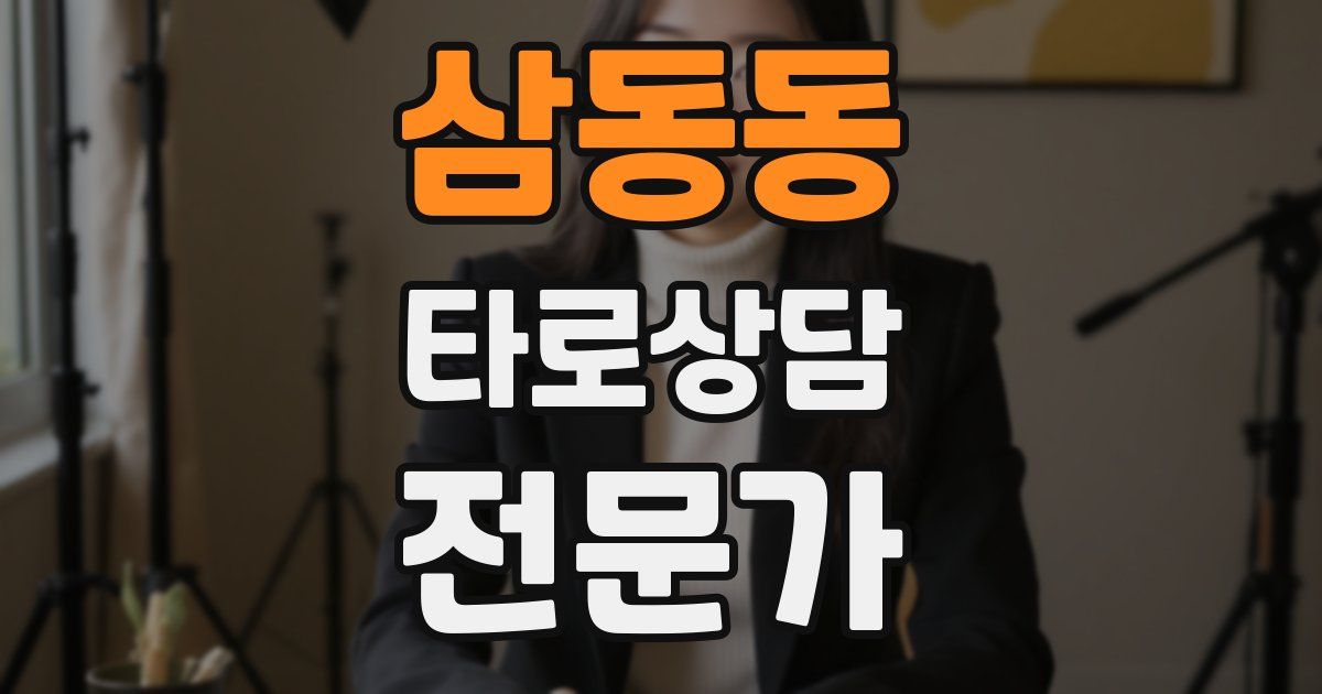 삼동동 타로상담전문가 자격증